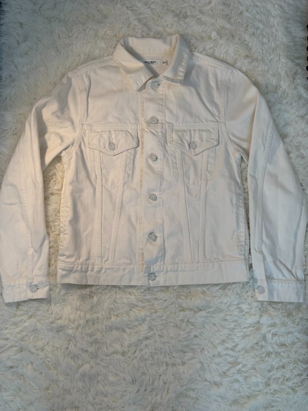 Moussy Vintage Classic White Jean Jacket